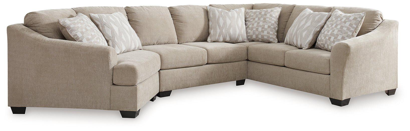 Brogan Bay 3-Piece Sectional w/ Left Facing Cuddler