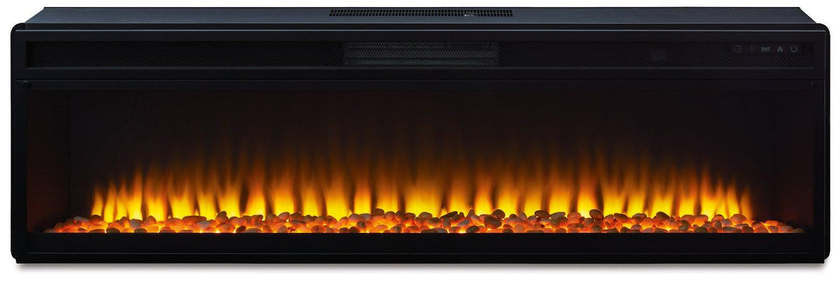 Camdill 80" TV Stand with Electric Fireplace - Pull Up A Couch