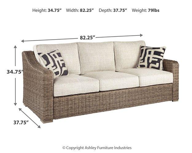 Beachcroft Outdoor Sofa with Cushion - Pull Up A Couch