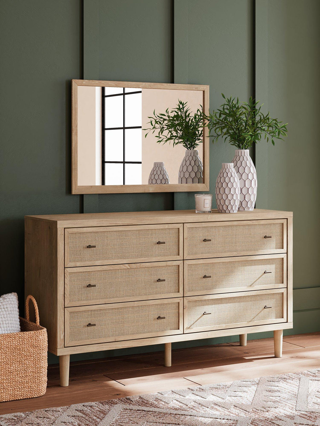 Cielden Dresser and Mirror - Pull Up A Couch