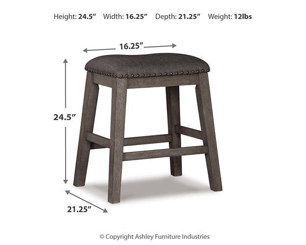 Caitbrook Counter Height Upholstered Bar Stool - Pull Up A Couch
