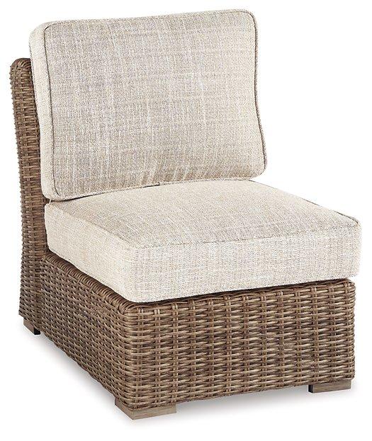Beachcroft Outdoor Armless Chair with Cushion - Pull Up A Couch