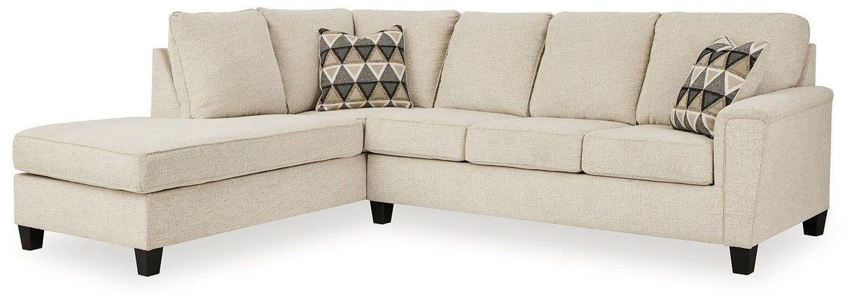 Abinger 2-Piece Sectional w/ Left Bumper Chaise