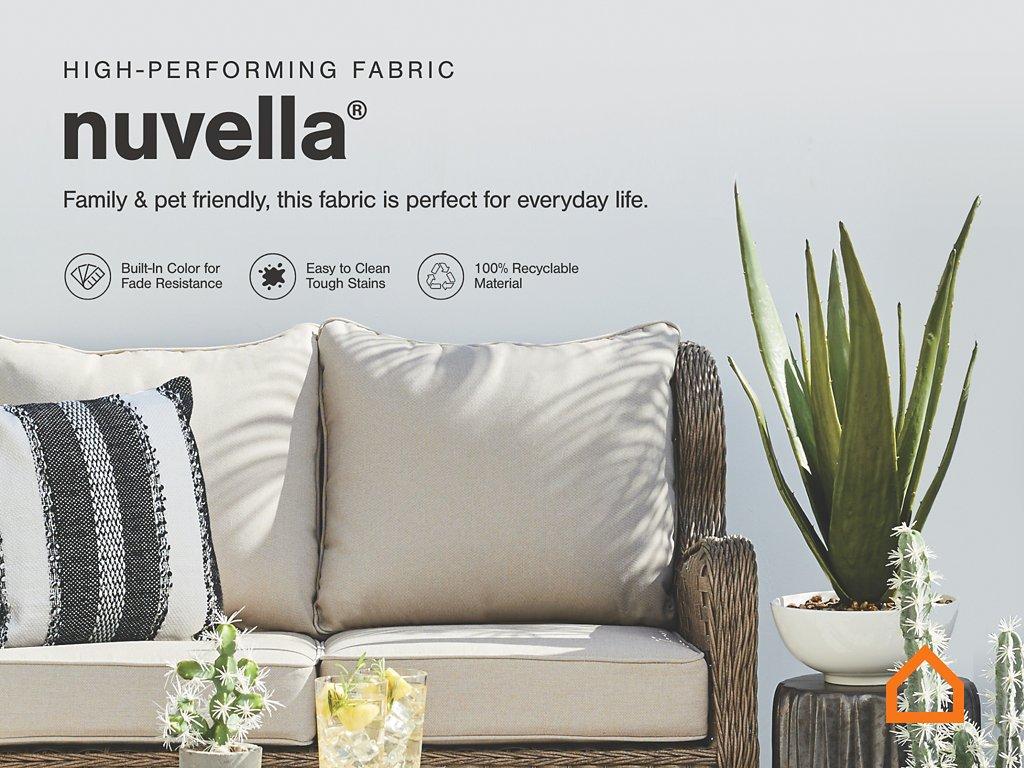 Visola Outdoor Sofa and Loveseat Set - Pull Up A Couch
