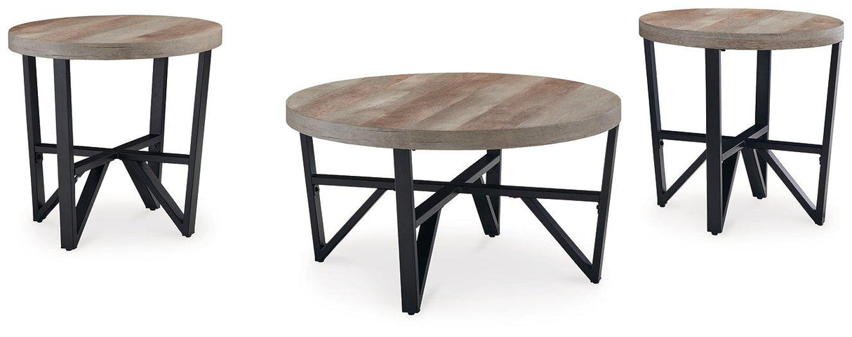 Deanlee Table (Set of 3) - Pull Up A Couch