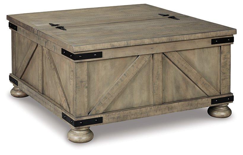 Aldwin Coffee Table With Storage - Pull Up A Couch