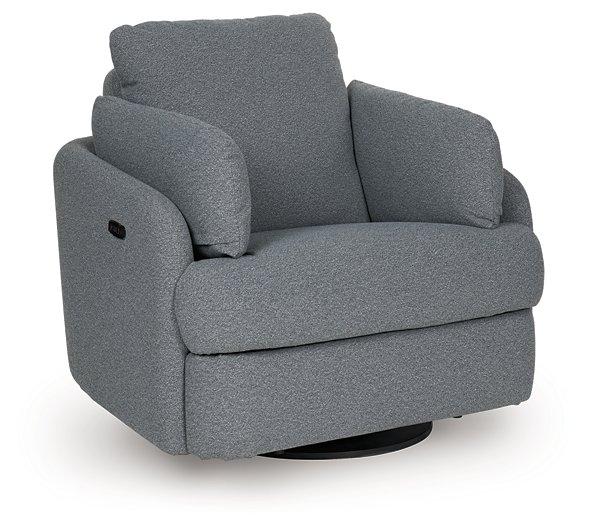 Alainmont Next-Gen Nuvella Swivel Power Recliner - Pull Up A Couch