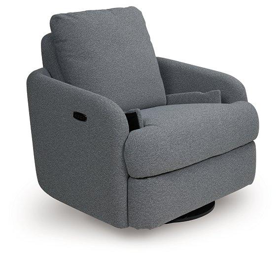 Alainmont Next-Gen Nuvella Swivel Power Recliner - Pull Up A Couch