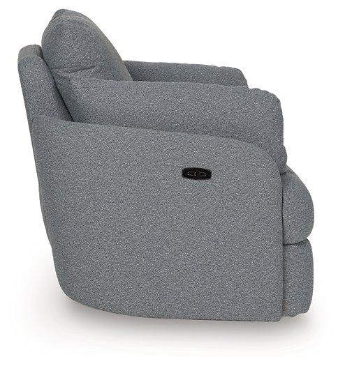 Alainmont Next-Gen Nuvella Swivel Power Recliner - Pull Up A Couch