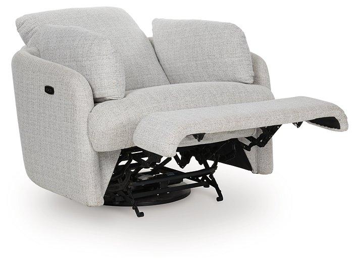Alainmont Next-Gen Nuvella Swivel Power Recliner - Pull Up A Couch