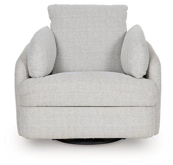 Alainmont Next-Gen Nuvella Swivel Power Recliner - Pull Up A Couch