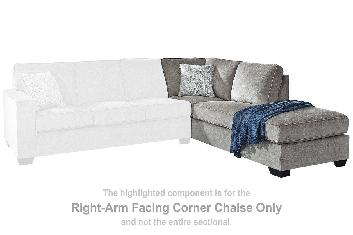 Altari Sleeper Sectional with Chaise - Pull Up A Couch