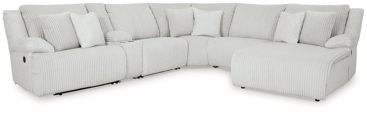Top Tier Reclining Sectional with Chaise - Pull Up A Couch