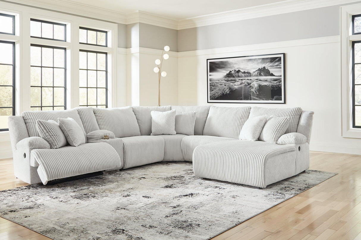 Top Tier Reclining Sectional with Chaise - Pull Up A Couch
