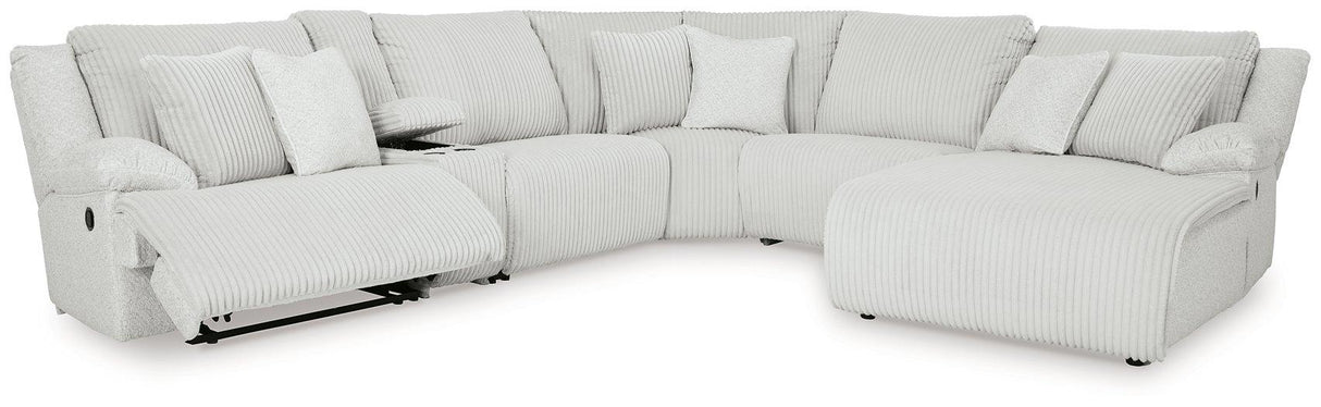 Top Tier Reclining Sectional with Chaise - Pull Up A Couch