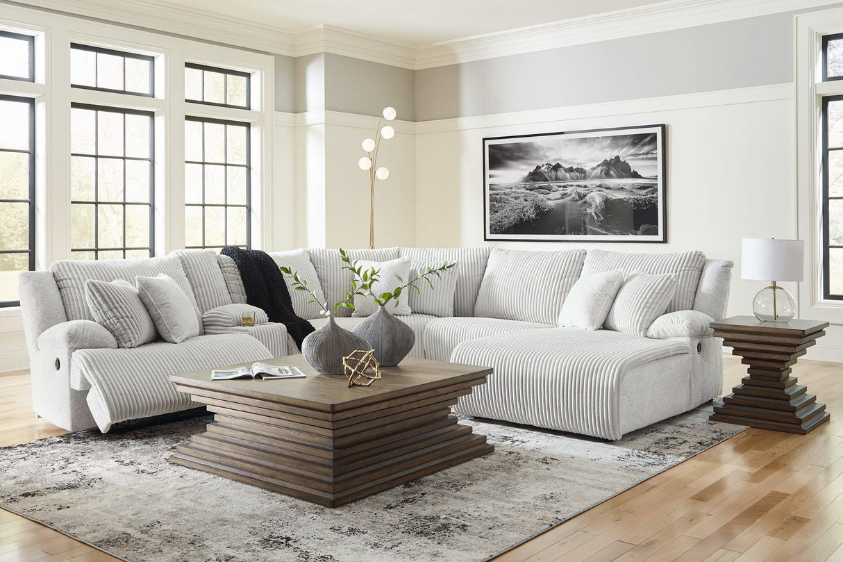 Top Tier Reclining Sectional with Chaise - Pull Up A Couch