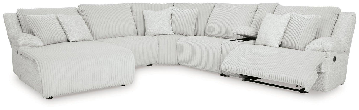 Top Tier Reclining Sectional with Chaise - Pull Up A Couch