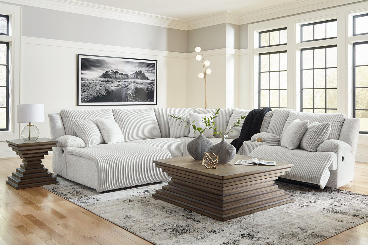 Top Tier Reclining Sectional with Chaise - Pull Up A Couch
