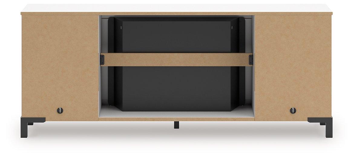 Brollevi 60" TV Stand with Electric Fireplace - Pull Up A Couch
