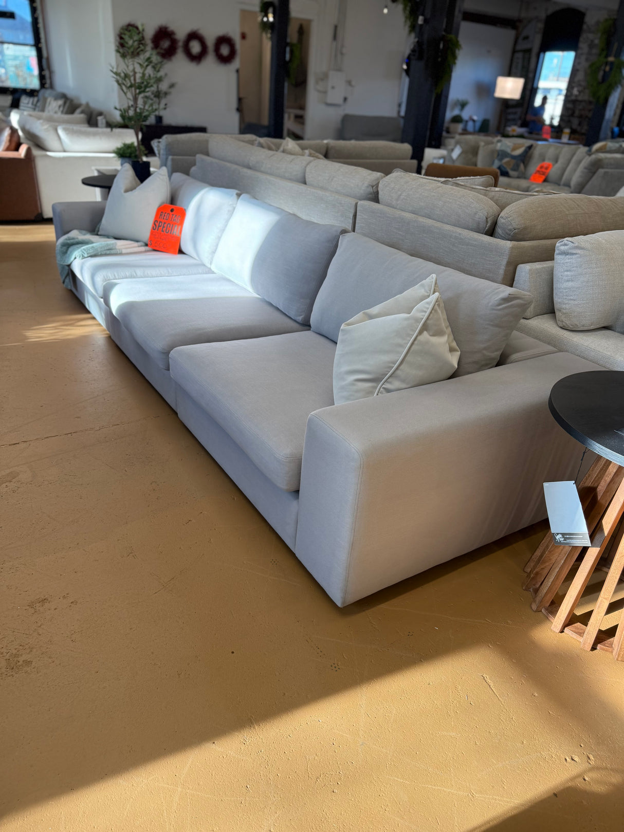 Beta 137.5" Modular Sofa - Welsh Gray