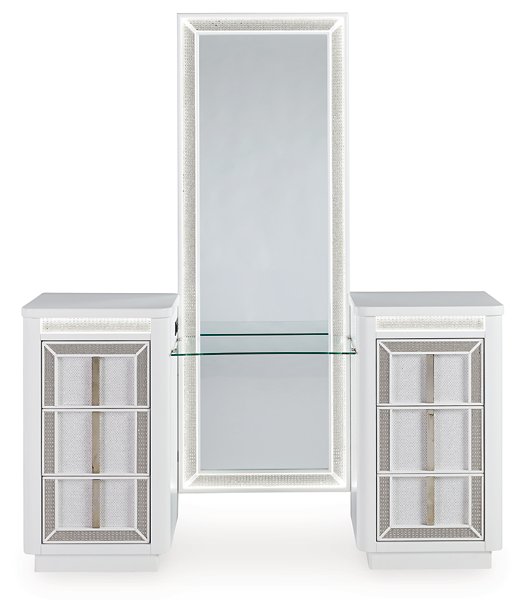 Chalanna Vanity with Mirror - Pull Up A Couch