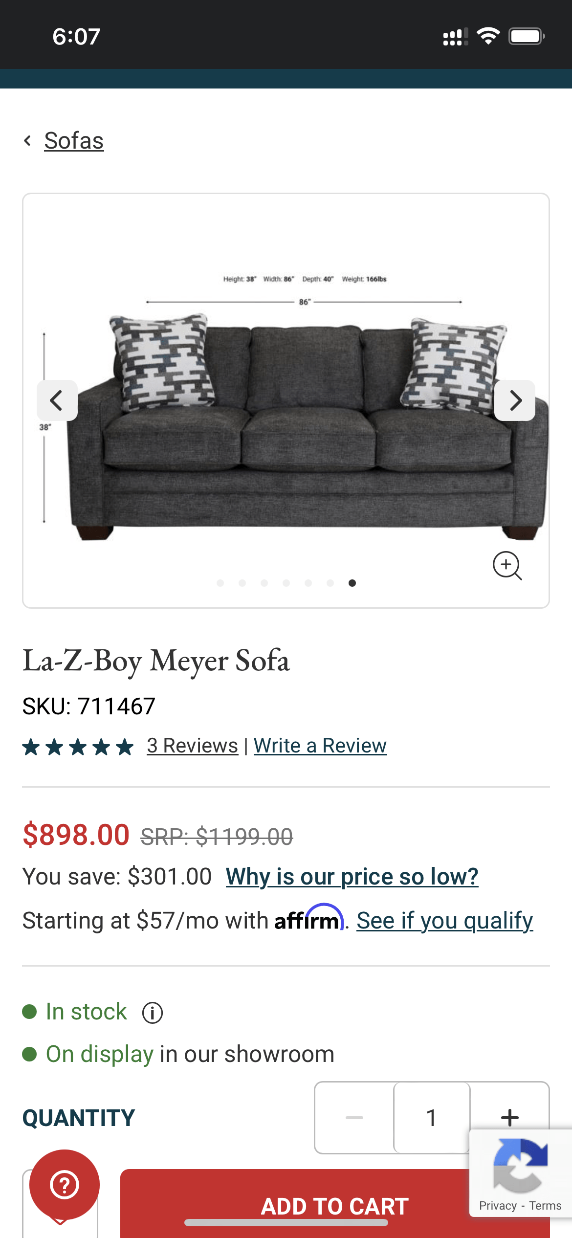 La-Z-Boy Meyer 3-seat Sofa - Pull Up A Couch