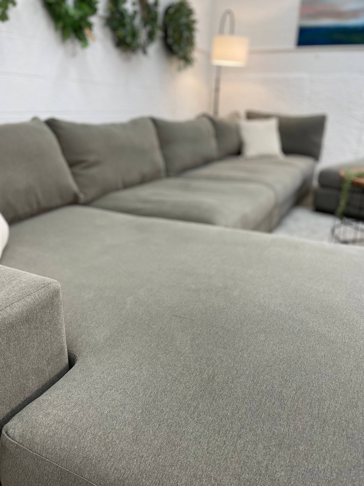 Joybird Holt Grand Sofa w/Chaise - Pull Up A Couch