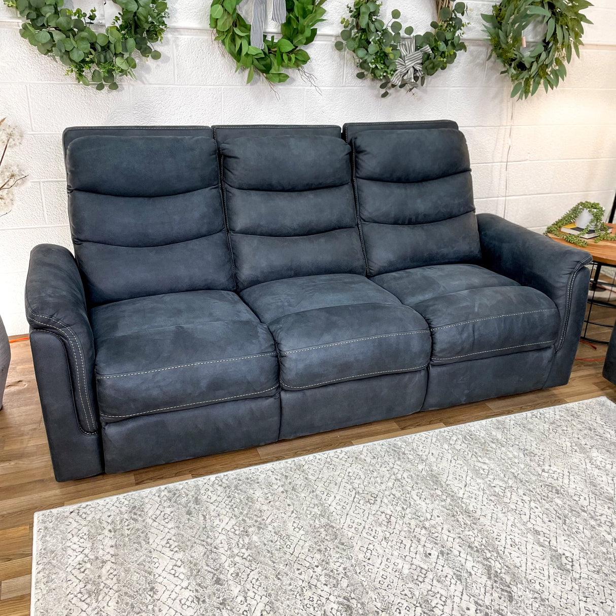 Sofa Loveseat Set with Recliners, Rockers, USB Ports - Pull Up A Couch