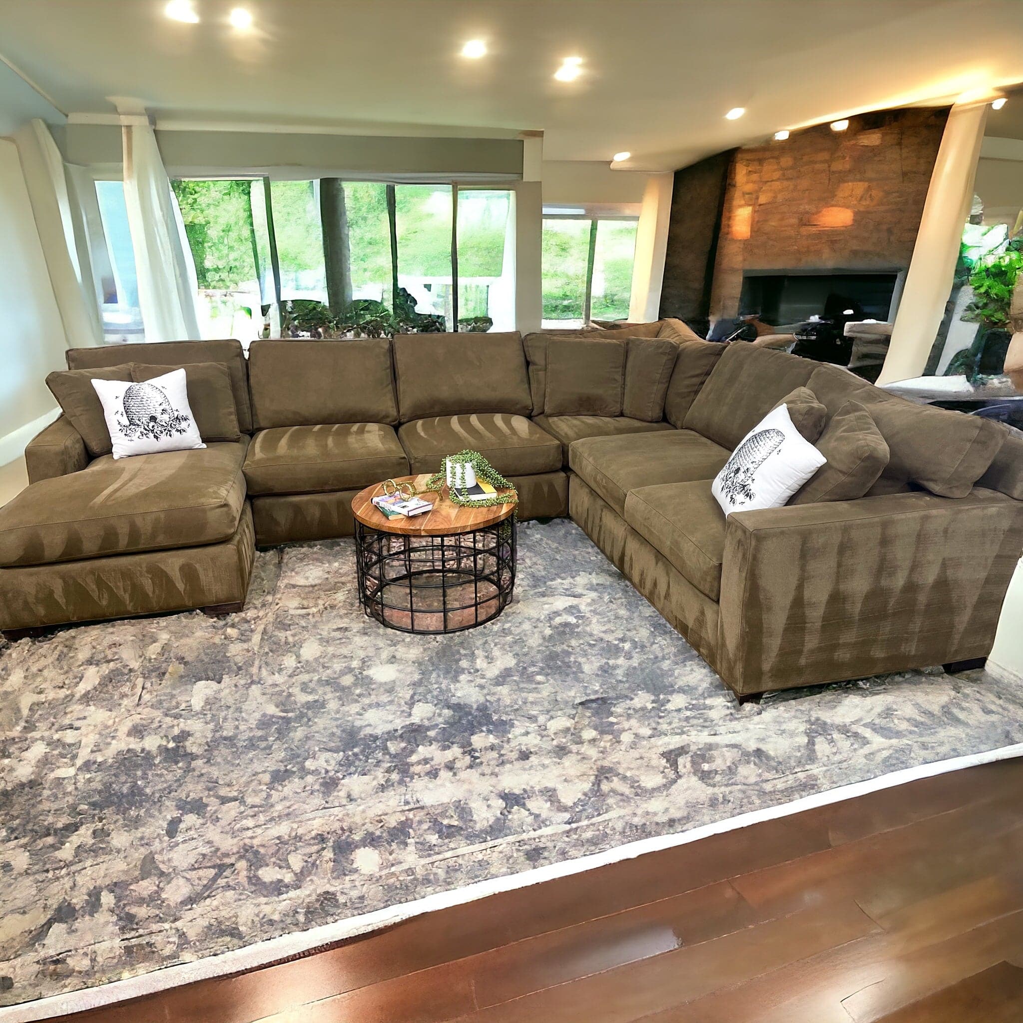 Crate & Barrel Axis4 Sectional w/Chaise