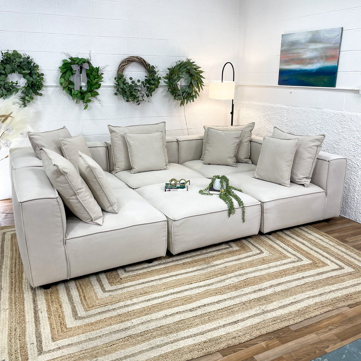 Arhaus 6pc Pit Couch - Pull Up A Couch