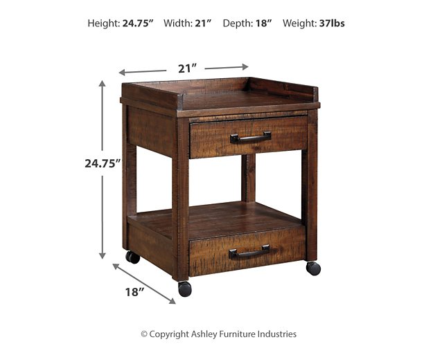 Baldridge Printer Stand - Pull Up A Couch