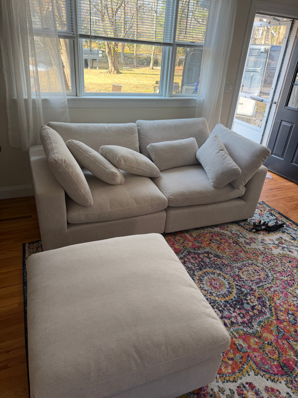 Serenity Cloud 2pc Sectional Sofa - Pull Up A Couch