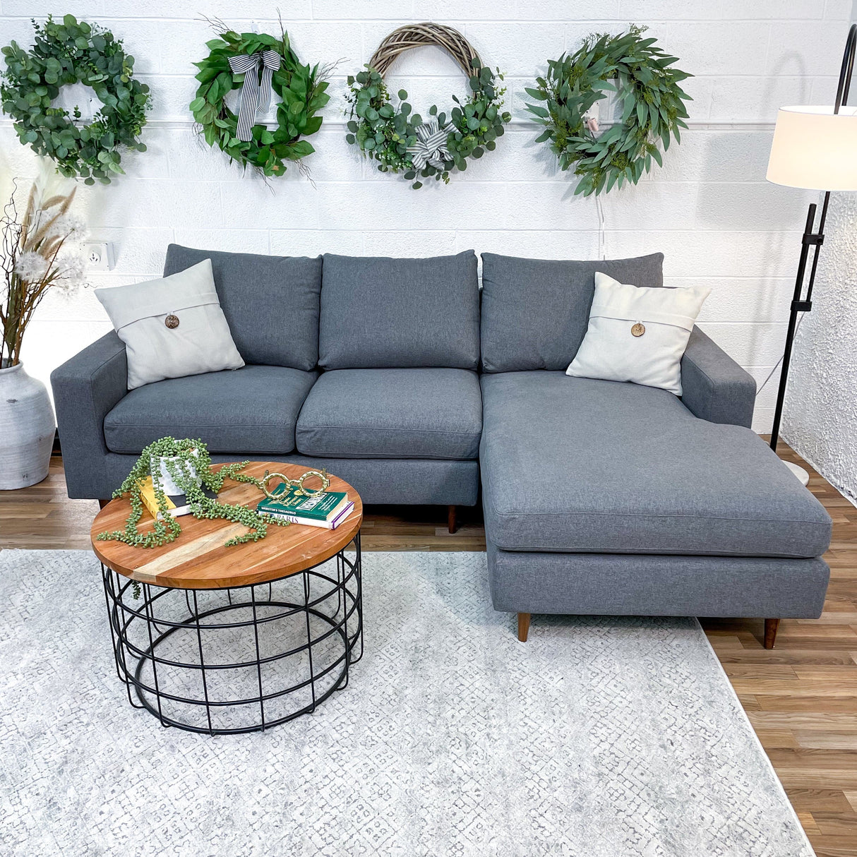 Interior Define Sloan 2pc Sectional with Chaise - Pull Up A Couch