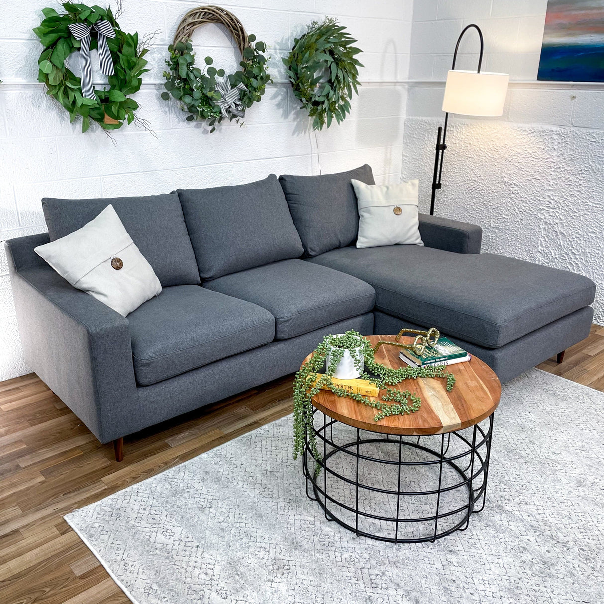 Interior Define Sloan 2pc Sectional with Chaise - Pull Up A Couch