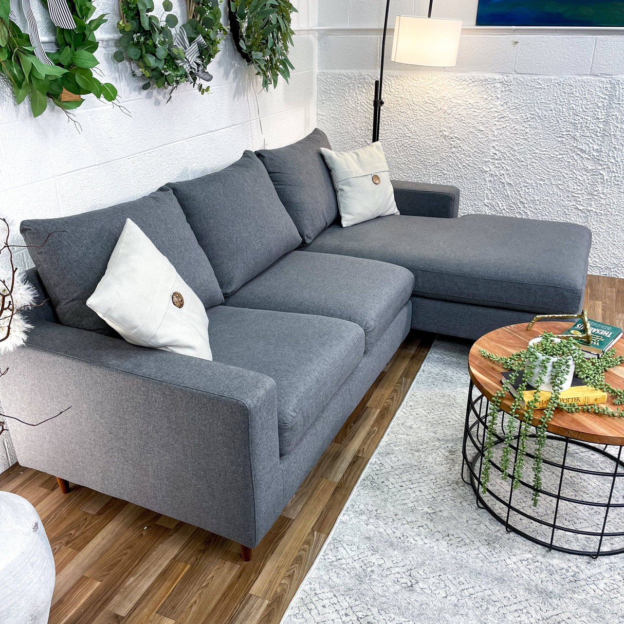 Interior Define Sloan 2pc Sectional with Chaise - Pull Up A Couch