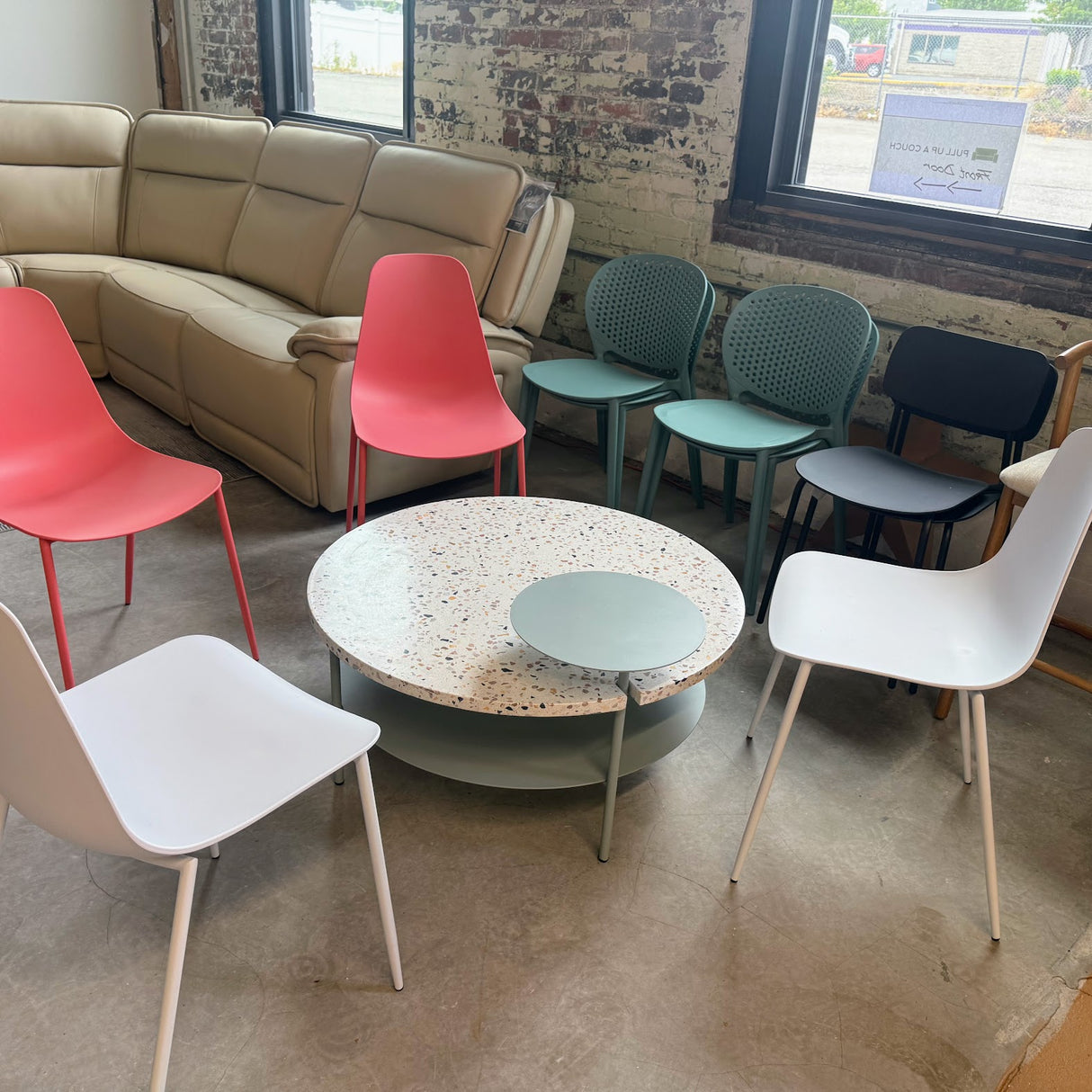 ARTICLE - Bek Terazzo Concrete / Steel Outdoor Coffee Table