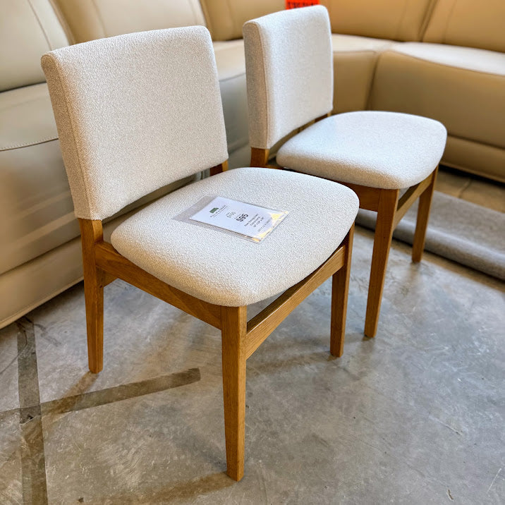 ARTICLE - Nosh Dining Chair (Oak and Ratine Ivory)