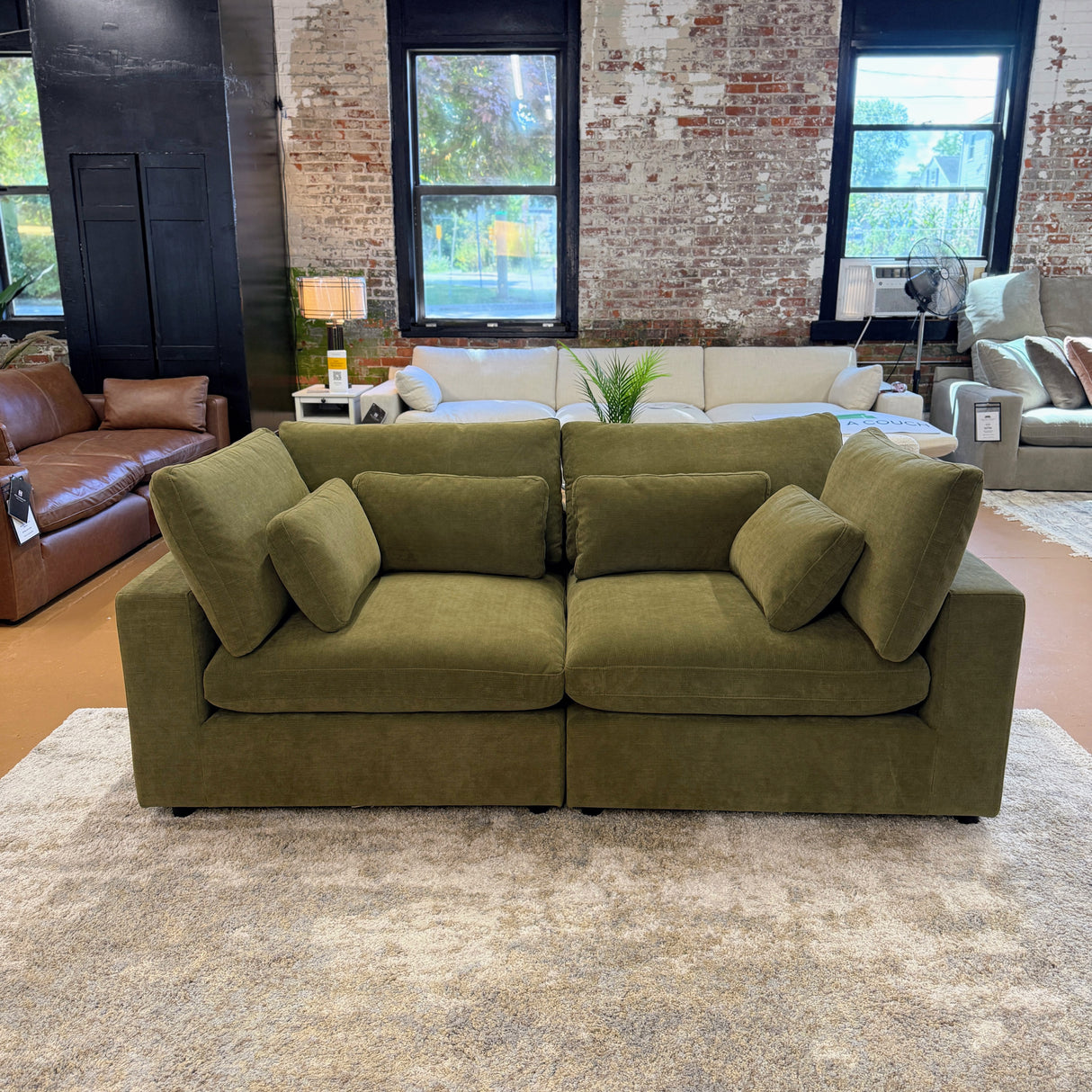 Serenity Cloud Sectional Sofa (2pc)