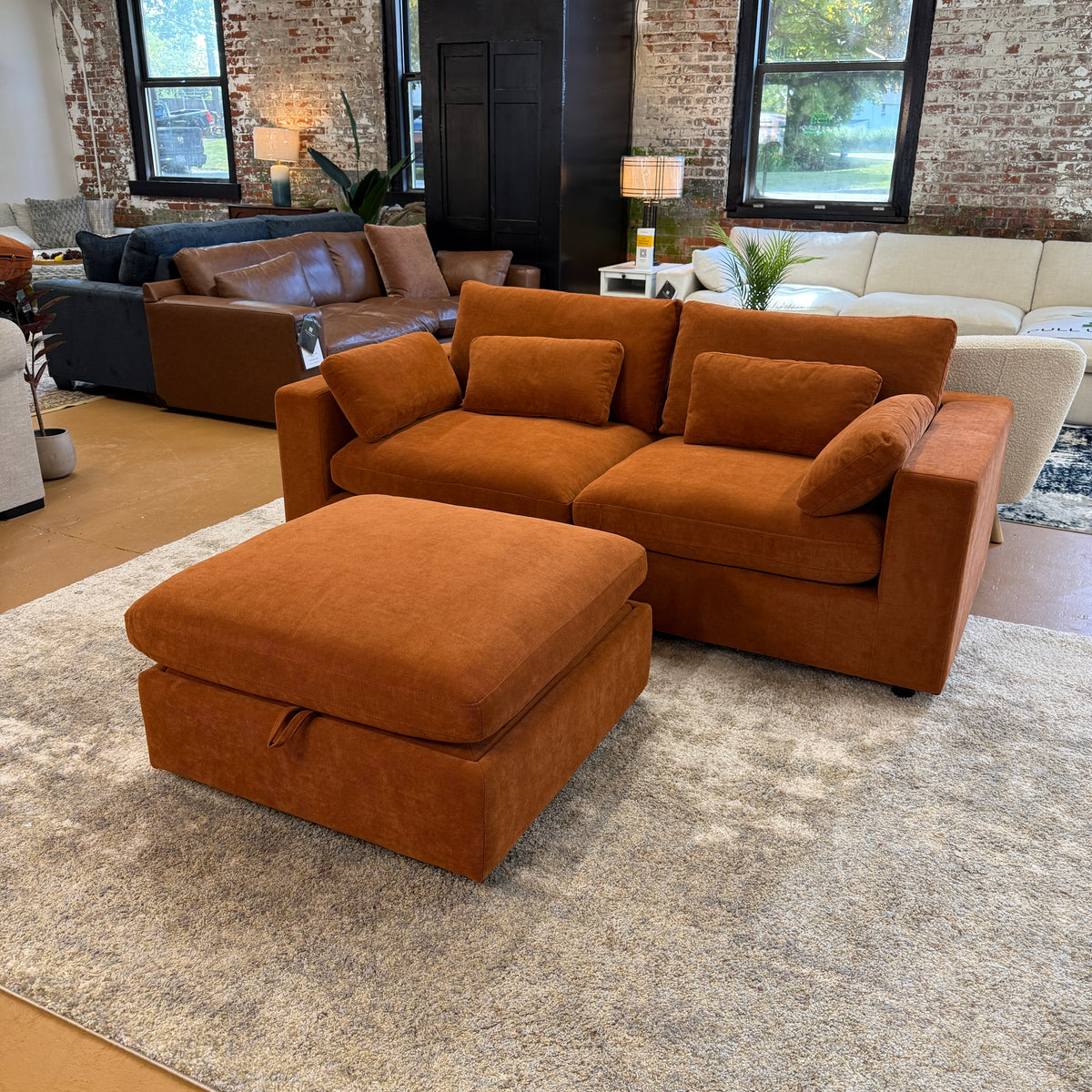 Serenity Cloud Sectional Sofa (2pc)