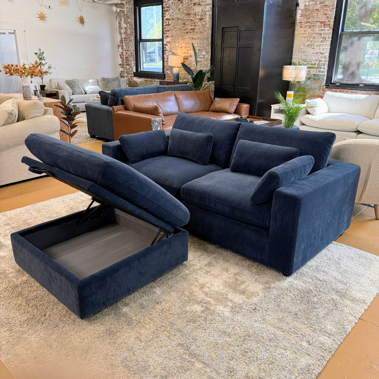 Serenity Cloud Sectional Sofa (2pc)