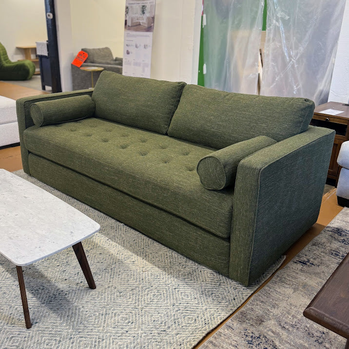 ARTICLE - Sven 88" Tufted Sofa Bed - Fir Green