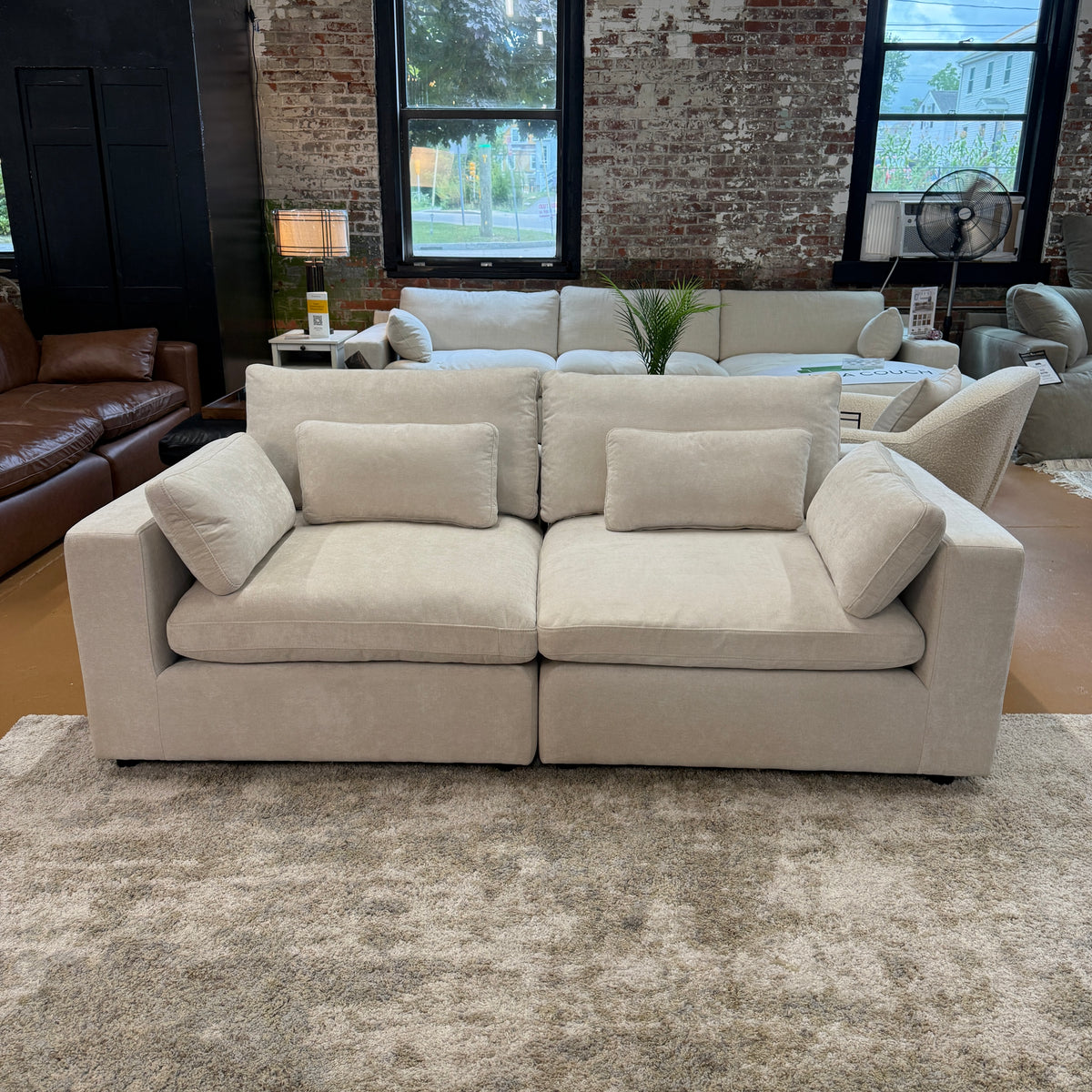 Serenity Cloud Sectional Sofa (2pc)