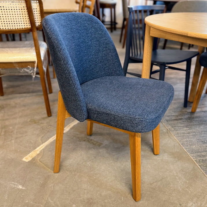 ARTICLE - Alta Dining Chair - Oak and Nocturnal Blue