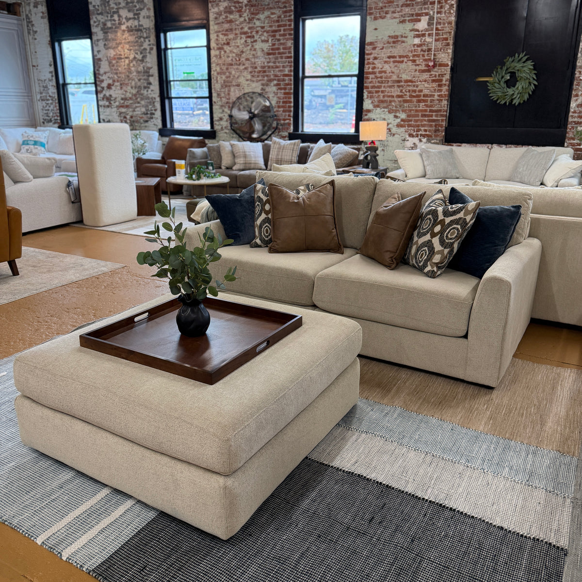 Behold Home Sequoia Sectional Sofa, a stylish 2-piece sofa with plush cushions and modern design, perfect for living rooms.