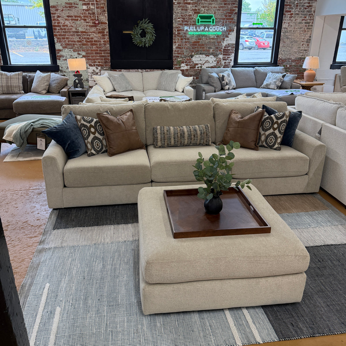Behold Home Sequoia 3-piece sectional sofa with plush cushions and modern design, perfect for contemporary living rooms.