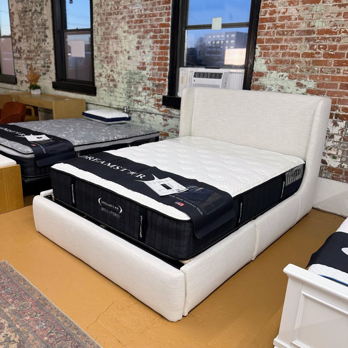 Castlery - Dalton Storage Bed - Beach Linen (Queen)