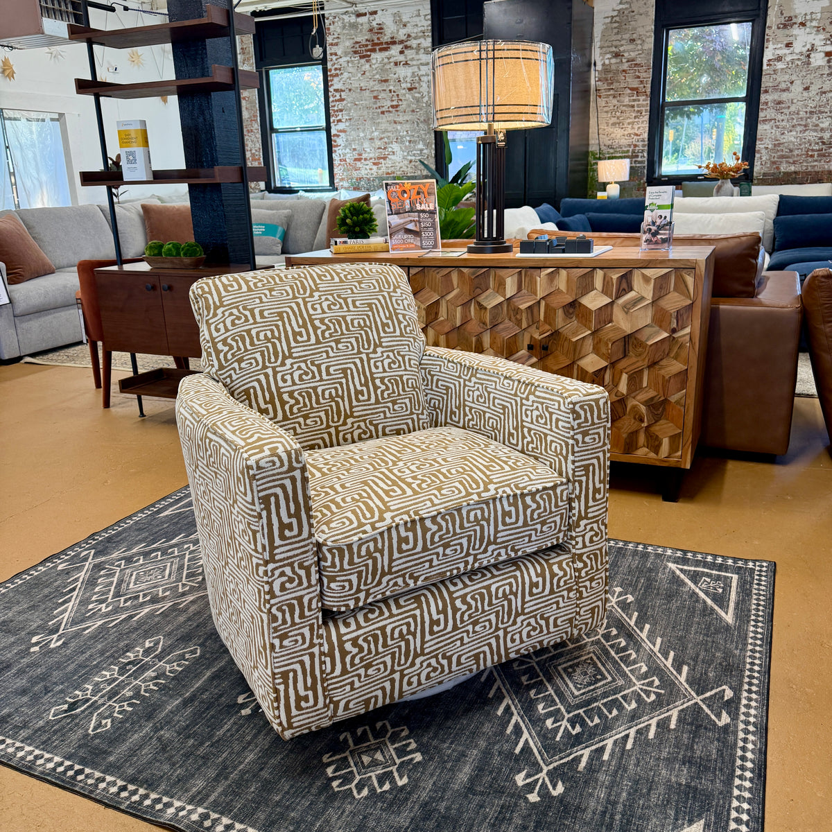 Barrington Rocker Swivel Accent Chair