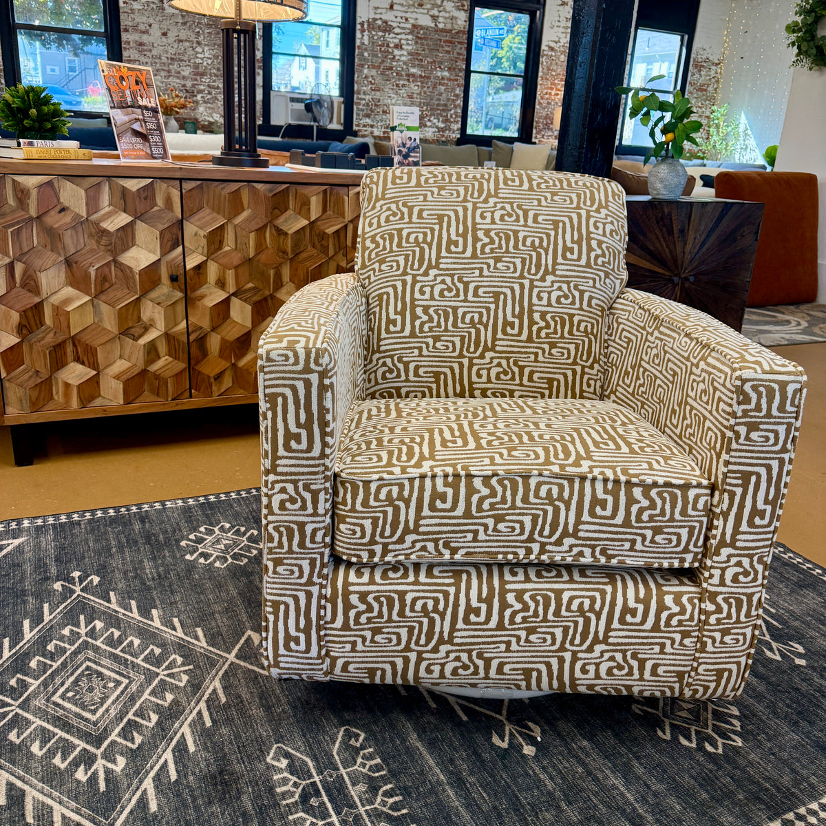Barrington Rocker Swivel Accent Chair