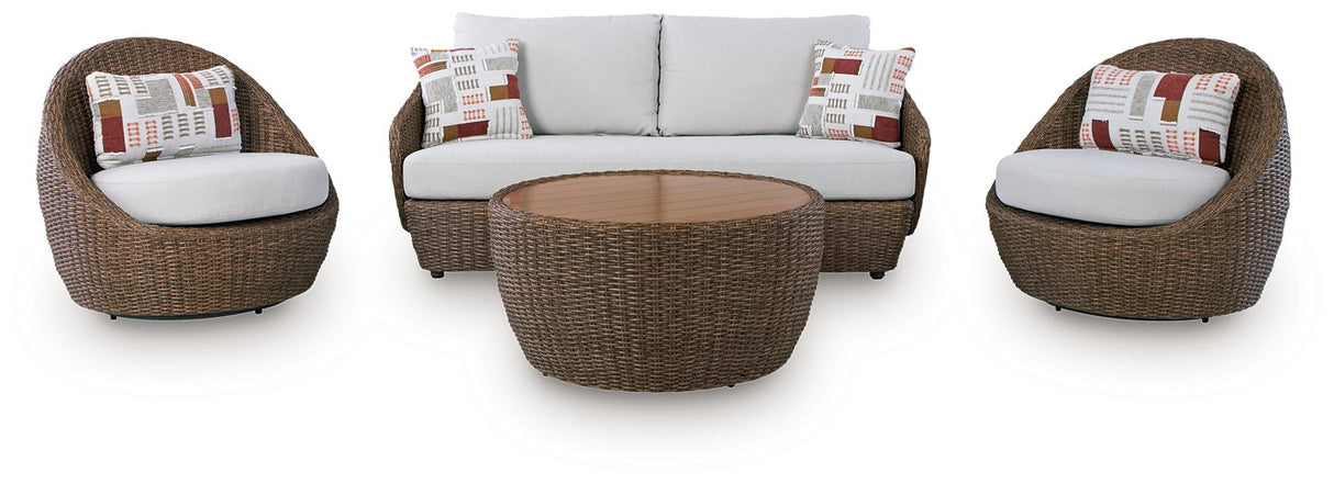 Double Point Outdoor Seating Set - Pull Up A Couch