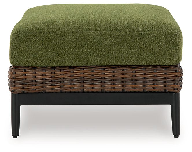 Horizon Hall Outdoor Ottoman with Cushion - Pull Up A Couch